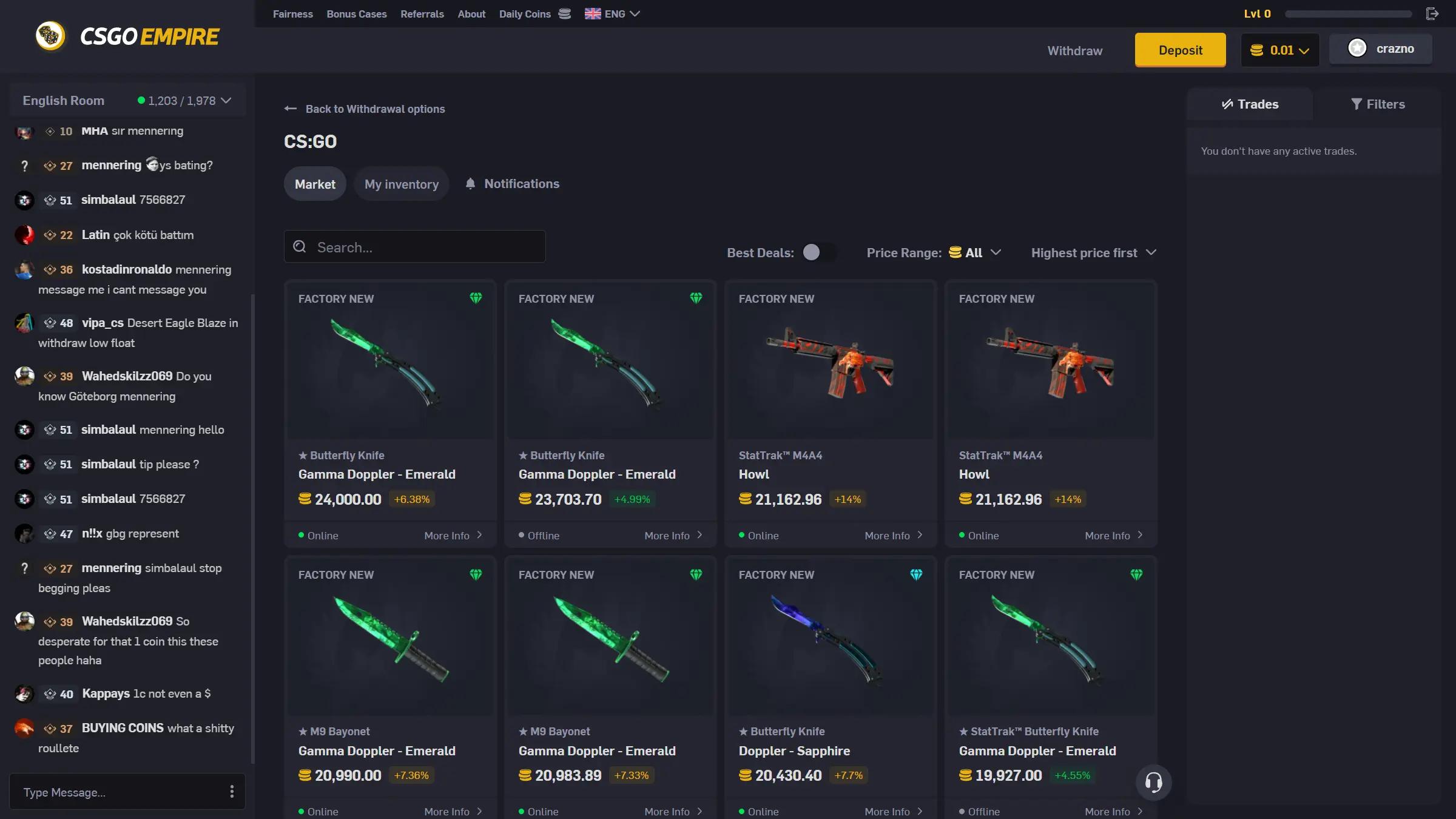 CSGOEmpire Home