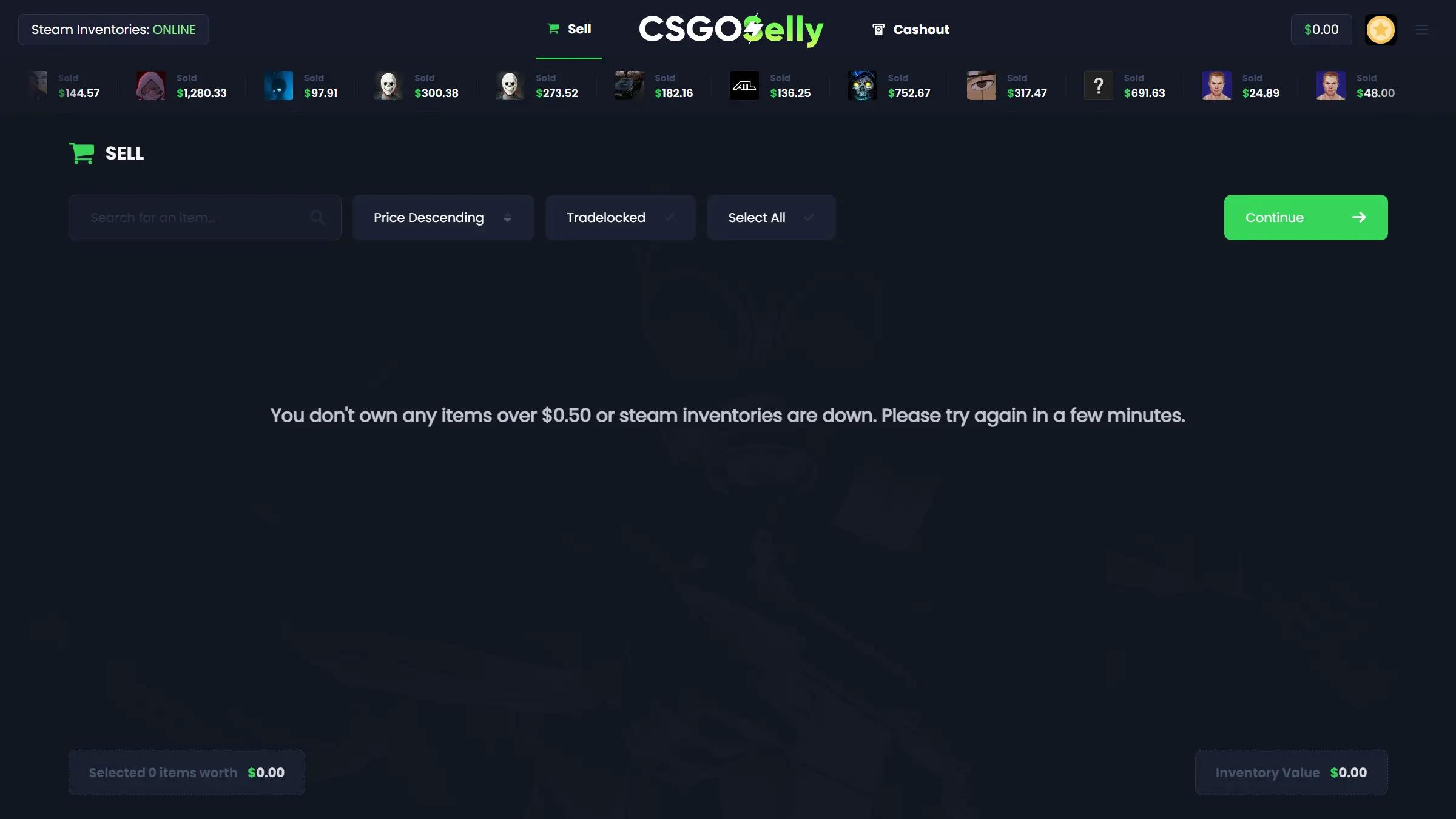 CSGOSelly Home